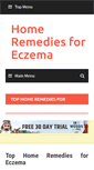 Mobile Screenshot of homeremediesforeczema.org